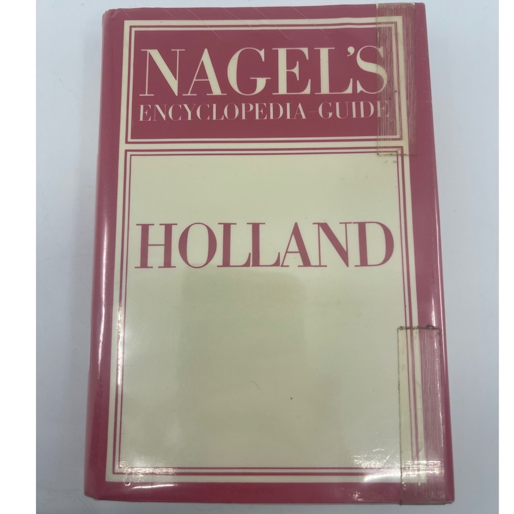 Nagels Encyclopedia Guide‎ Holland 1968 4th Ed Vintage Travel Book Foldout Maps